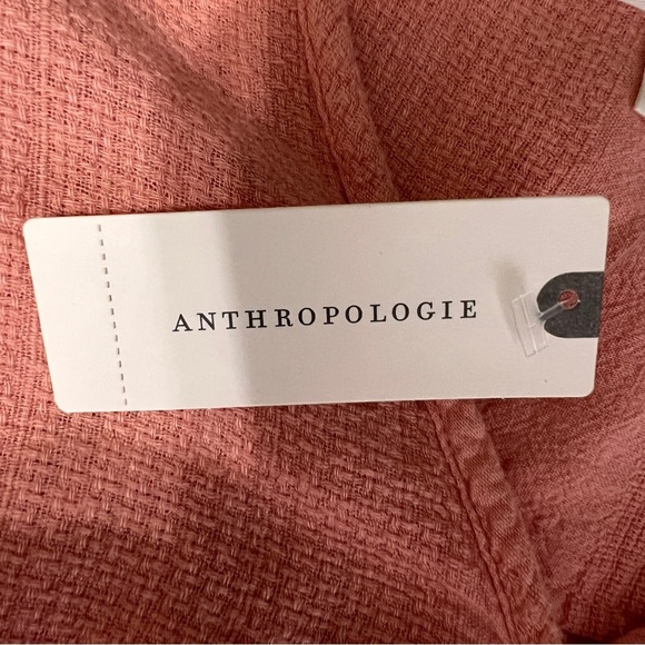 Cloth & Stone NWT Pink Textured Long Sleeve Blouse Size XXS Cotton/Linen Blend - Picture 6 of 7